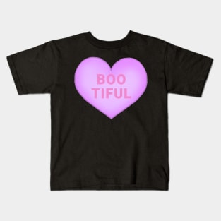 Cute Halloween Conversation Hearts Kids T-Shirt